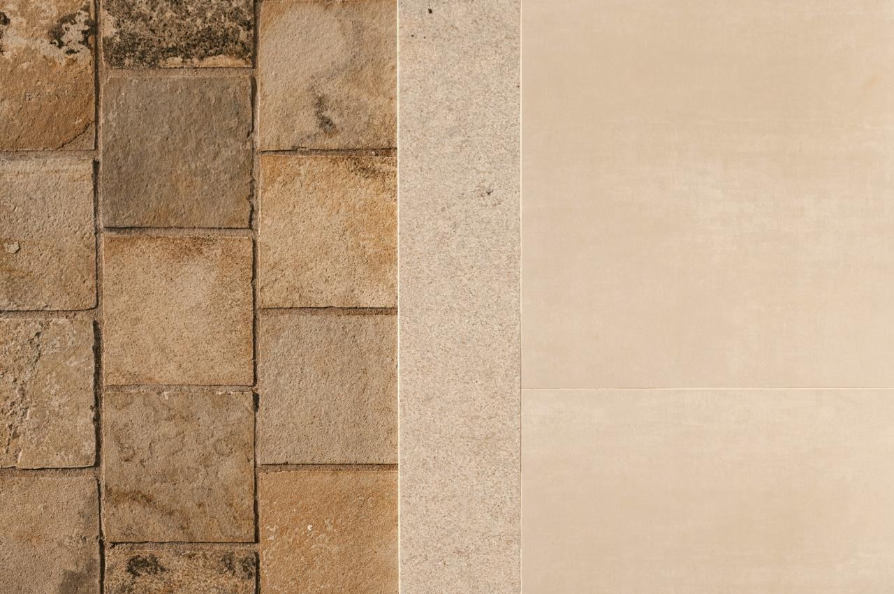 Transição entre área externa, soleira e porcelanato