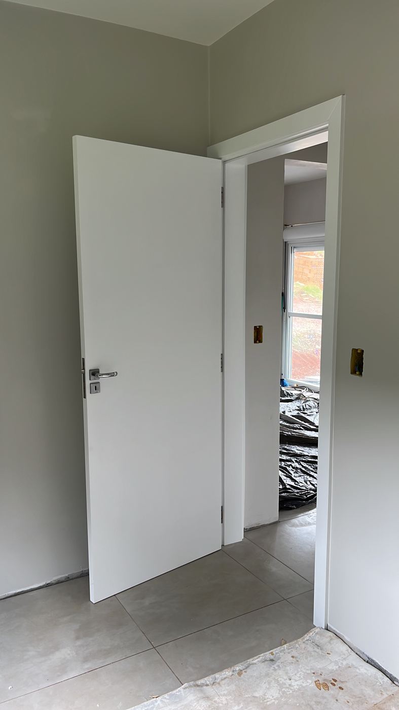Porta interna instalada