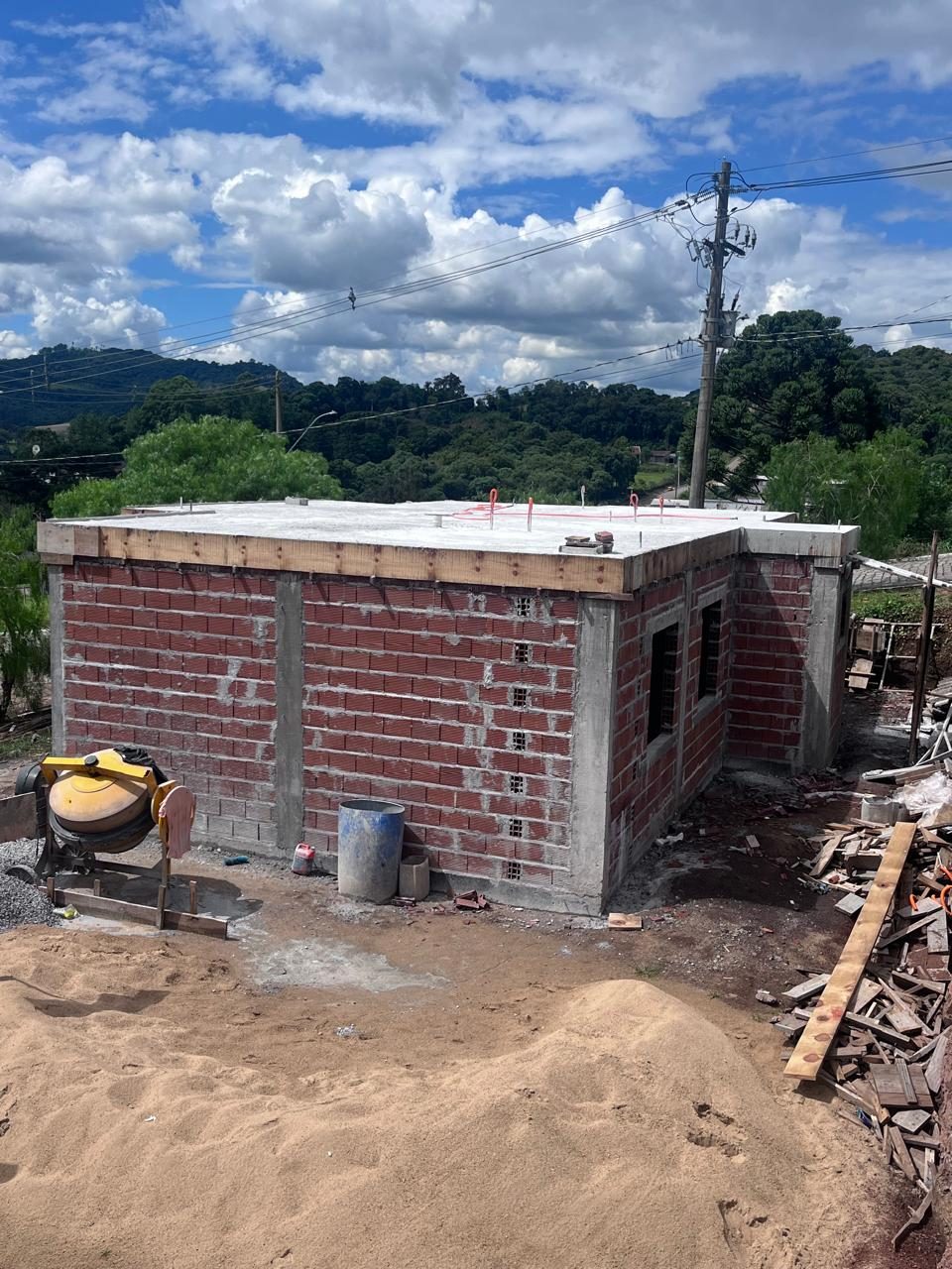 Laje concretada